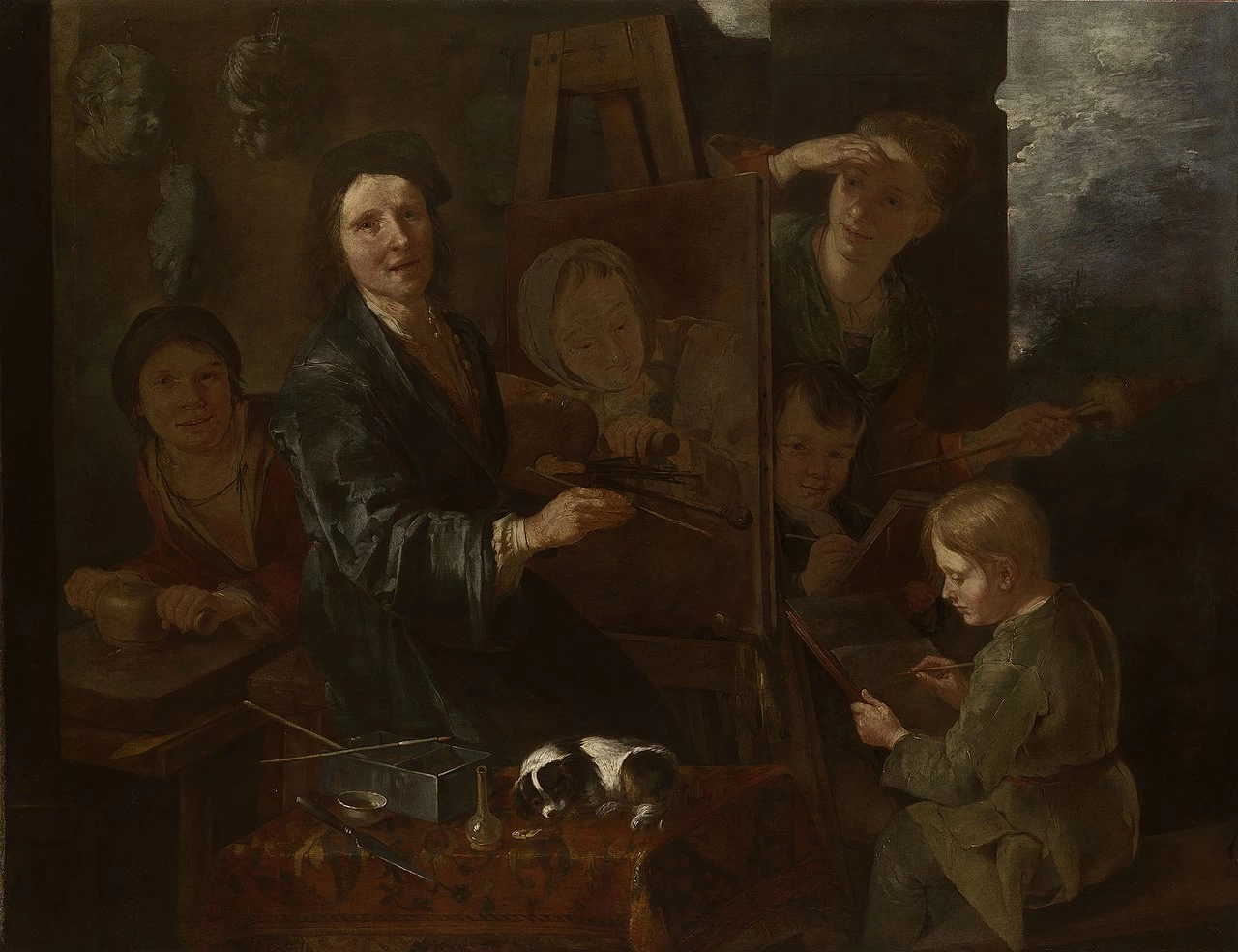 L'artista nel suo studio - Royal Collection of the United Kingdom